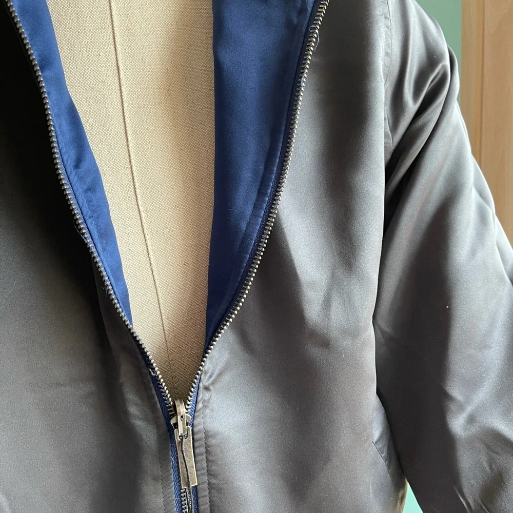 Del Toro, New, Men, Satin Bomber Reversible Jacket